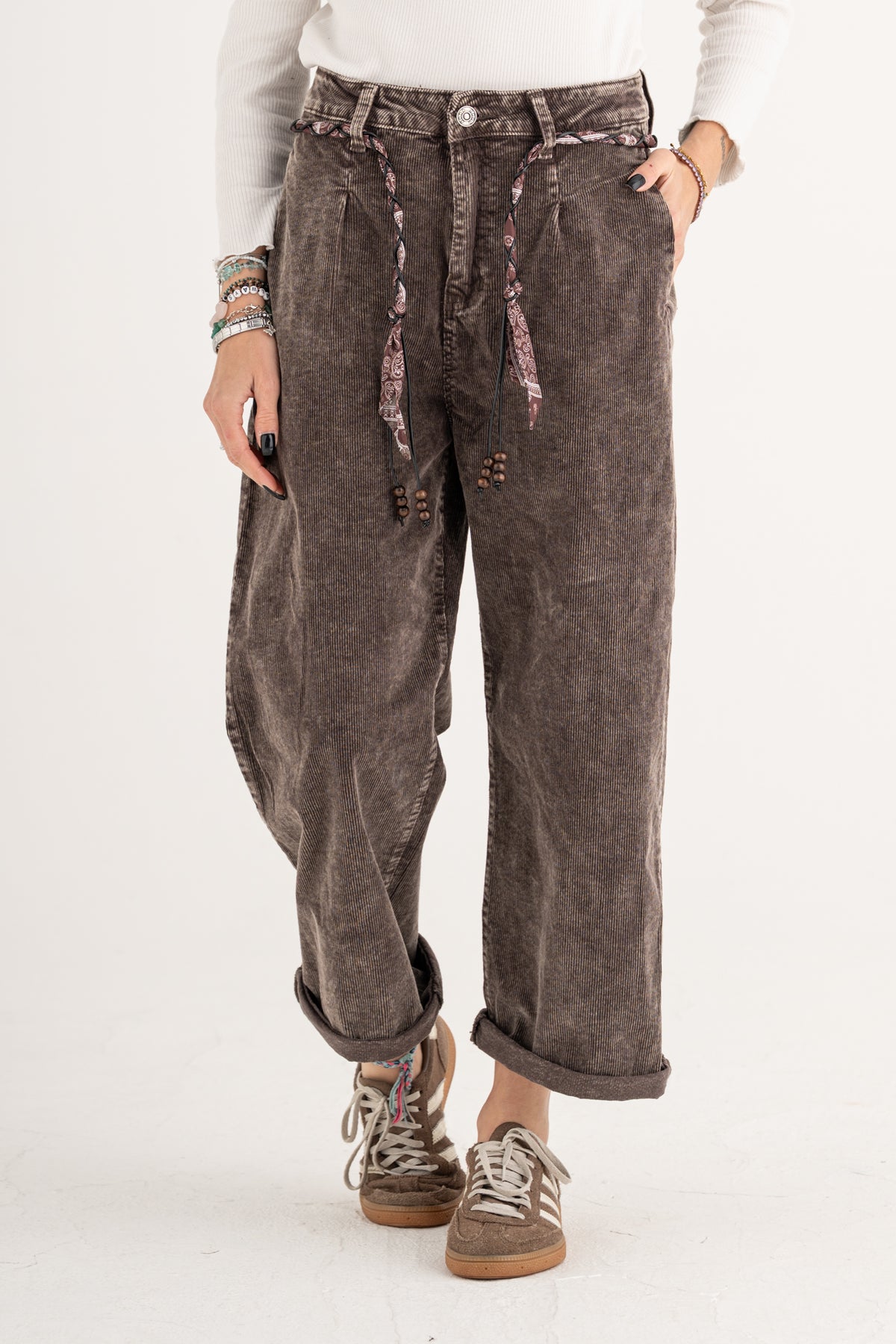 Pantalone velvet Monica