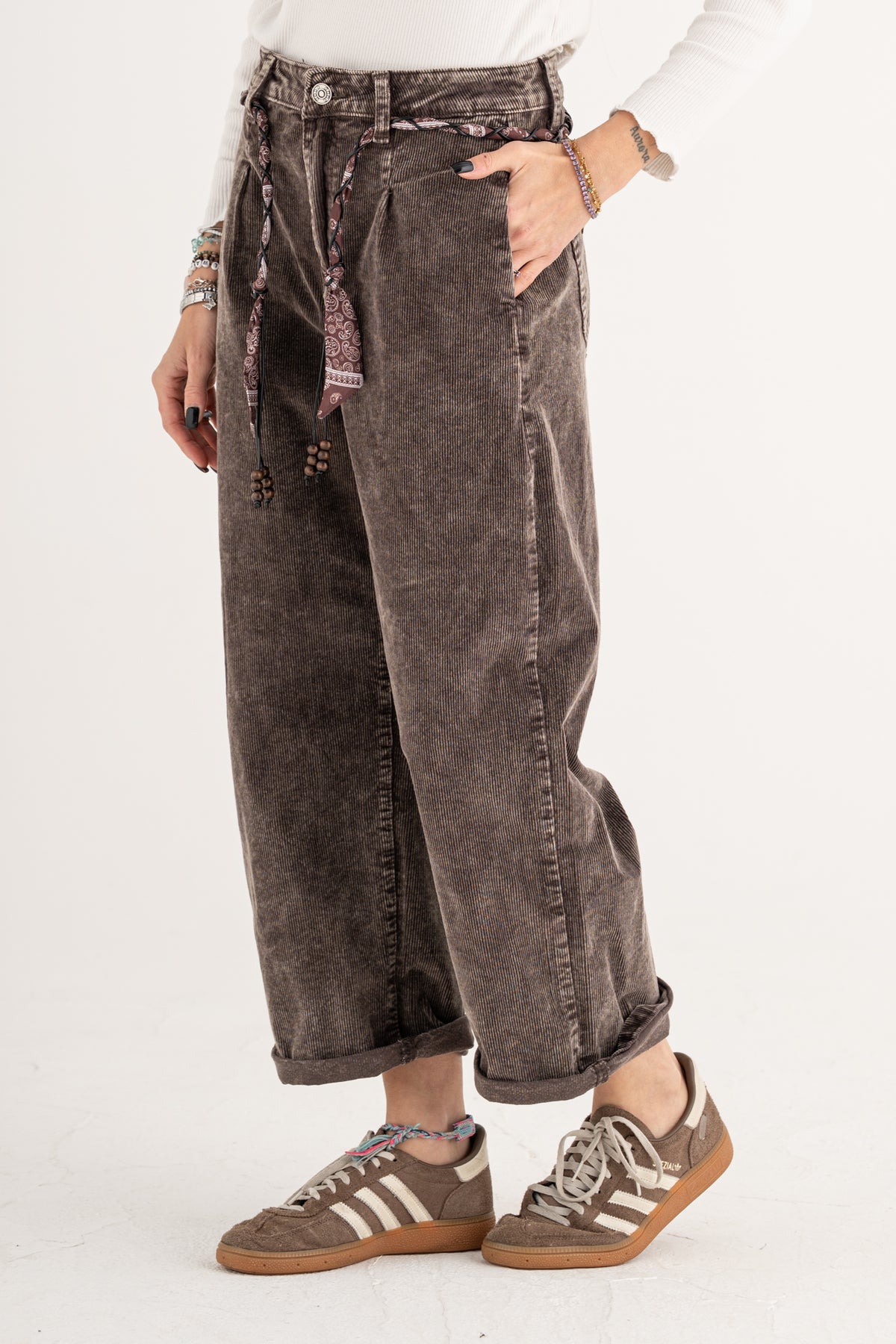 Pantalone velvet Monica