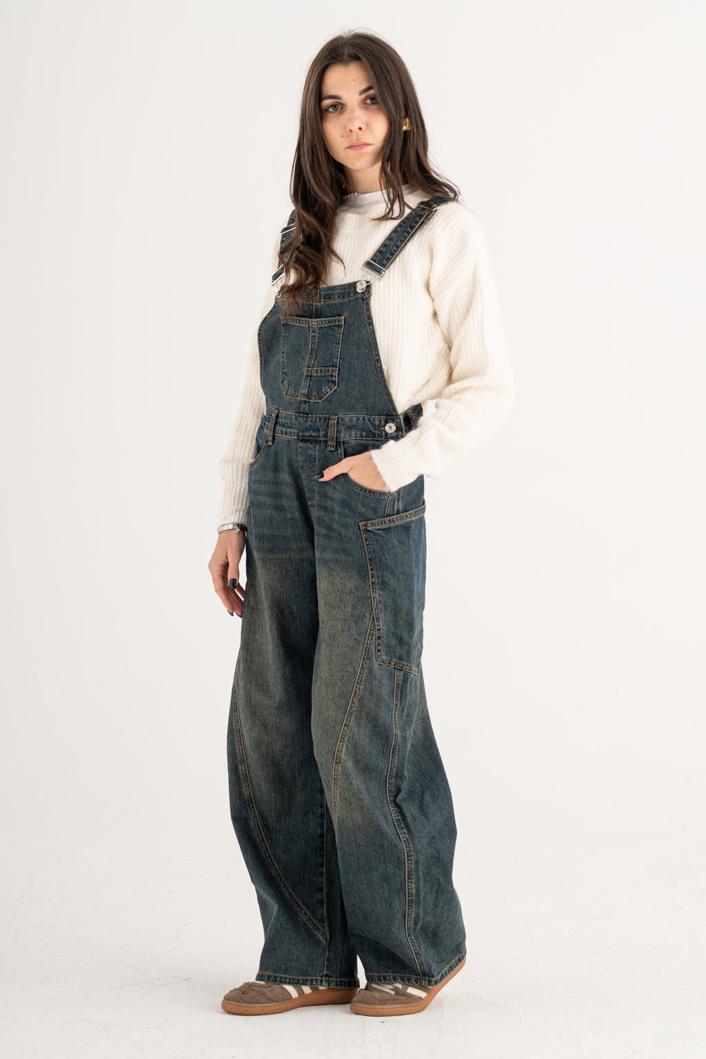 Salopette denim Sara