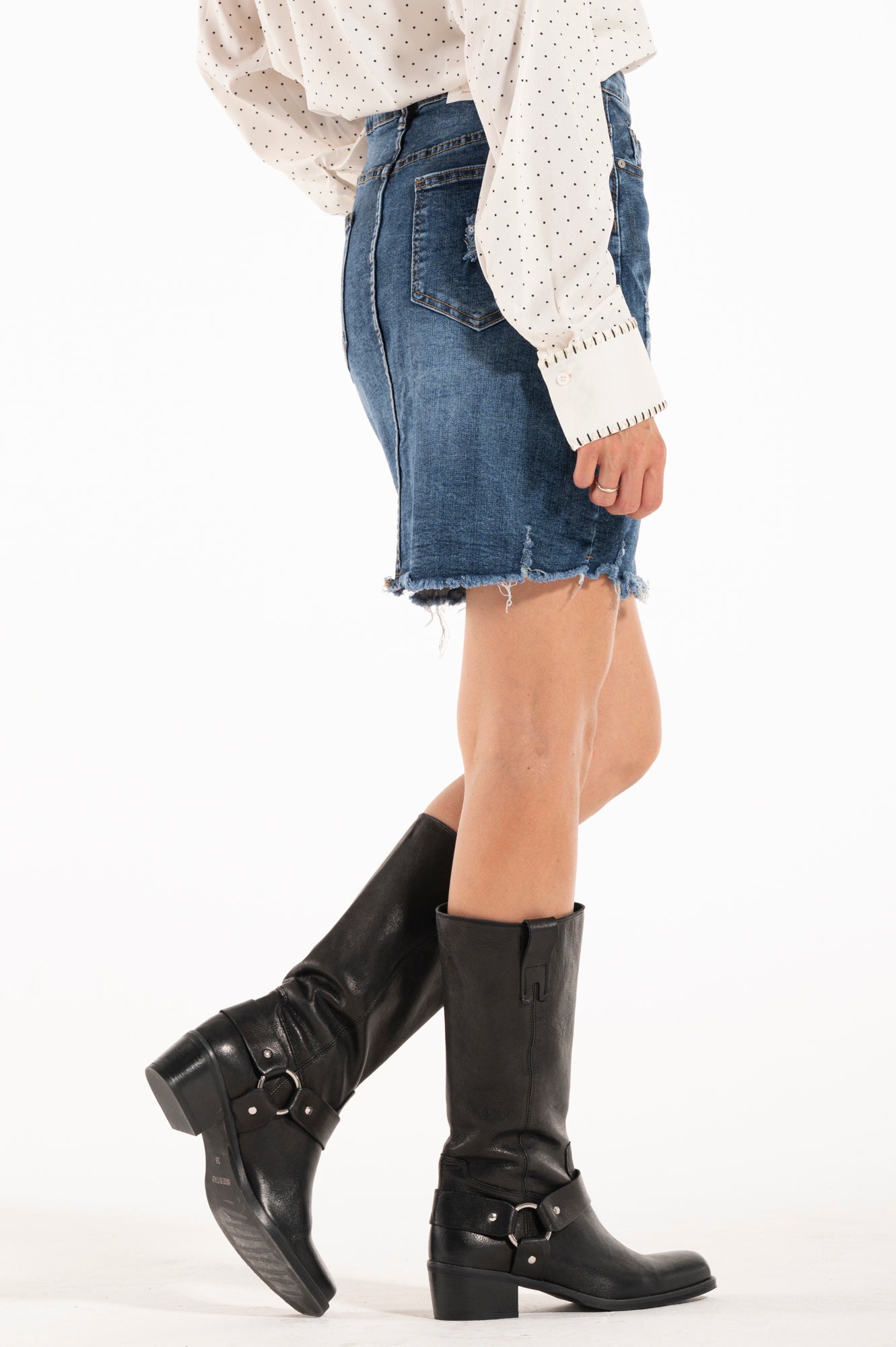 Mini-gonna denim