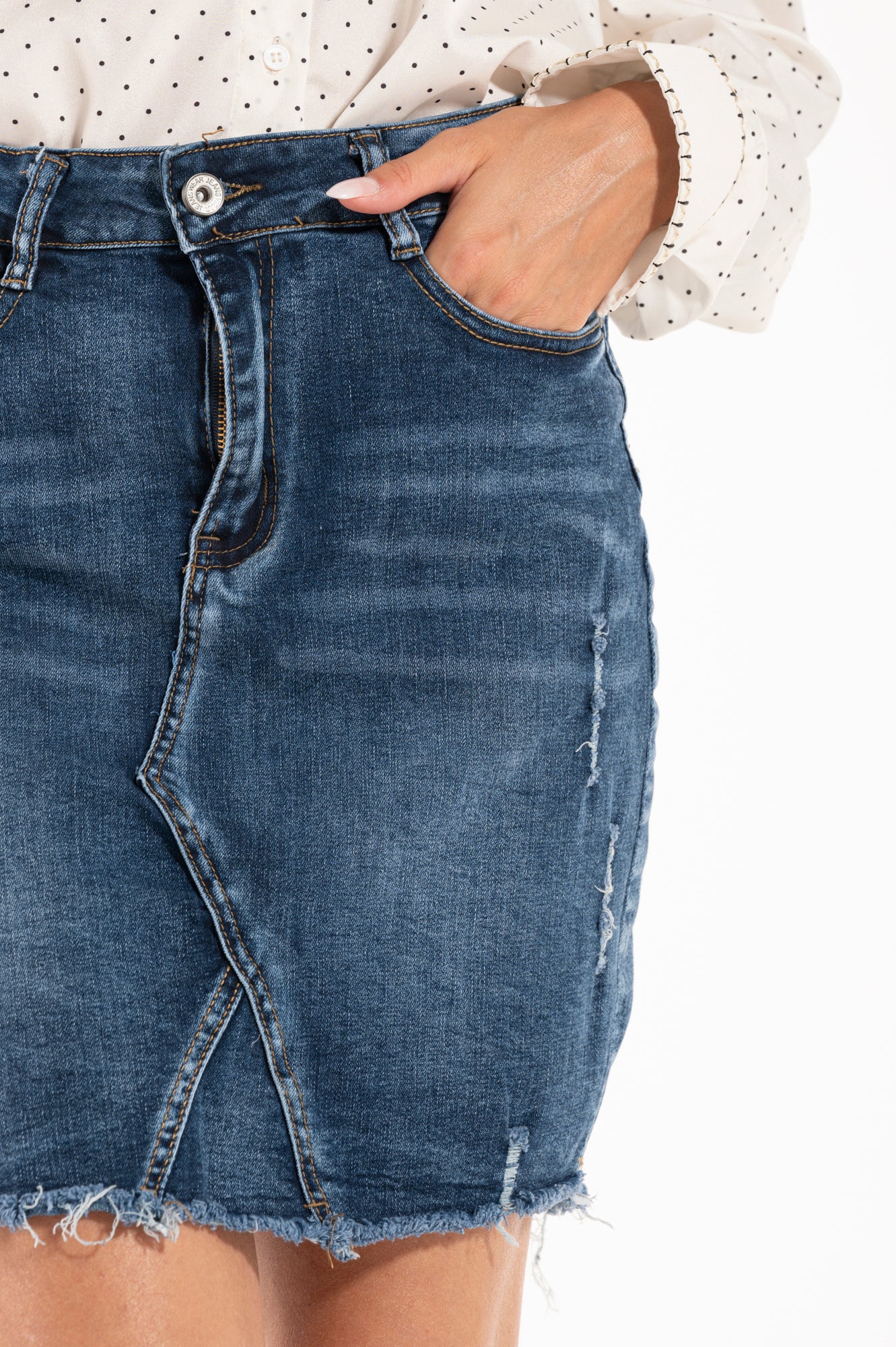 Mini-gonna denim