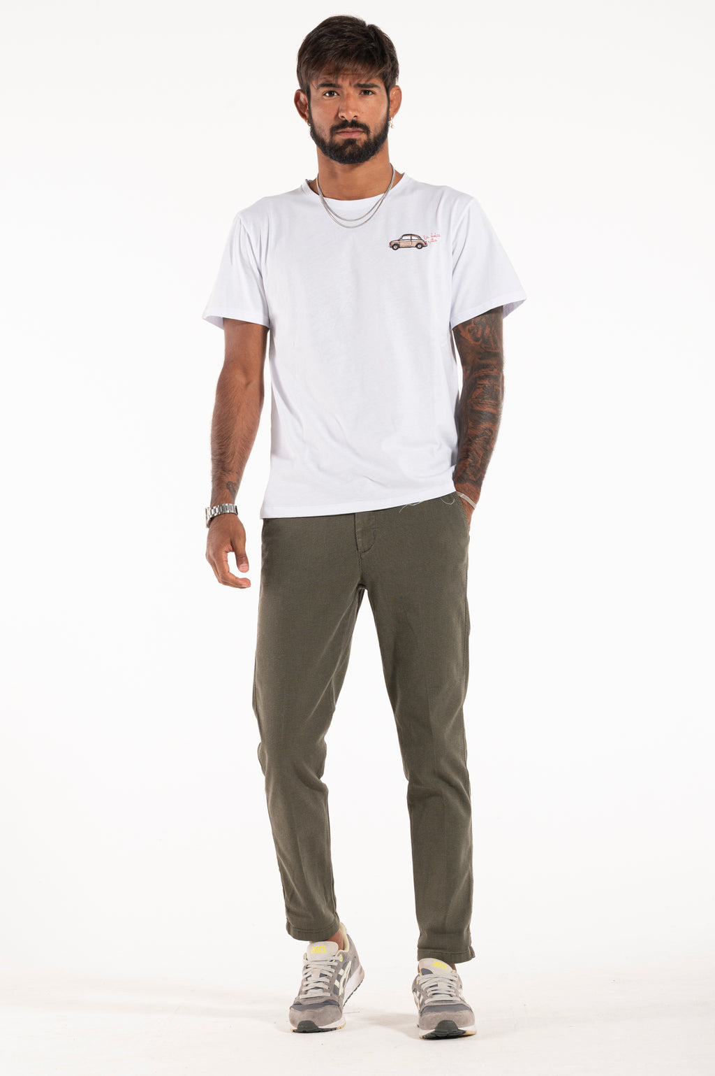 Pantalone Wembley tramato