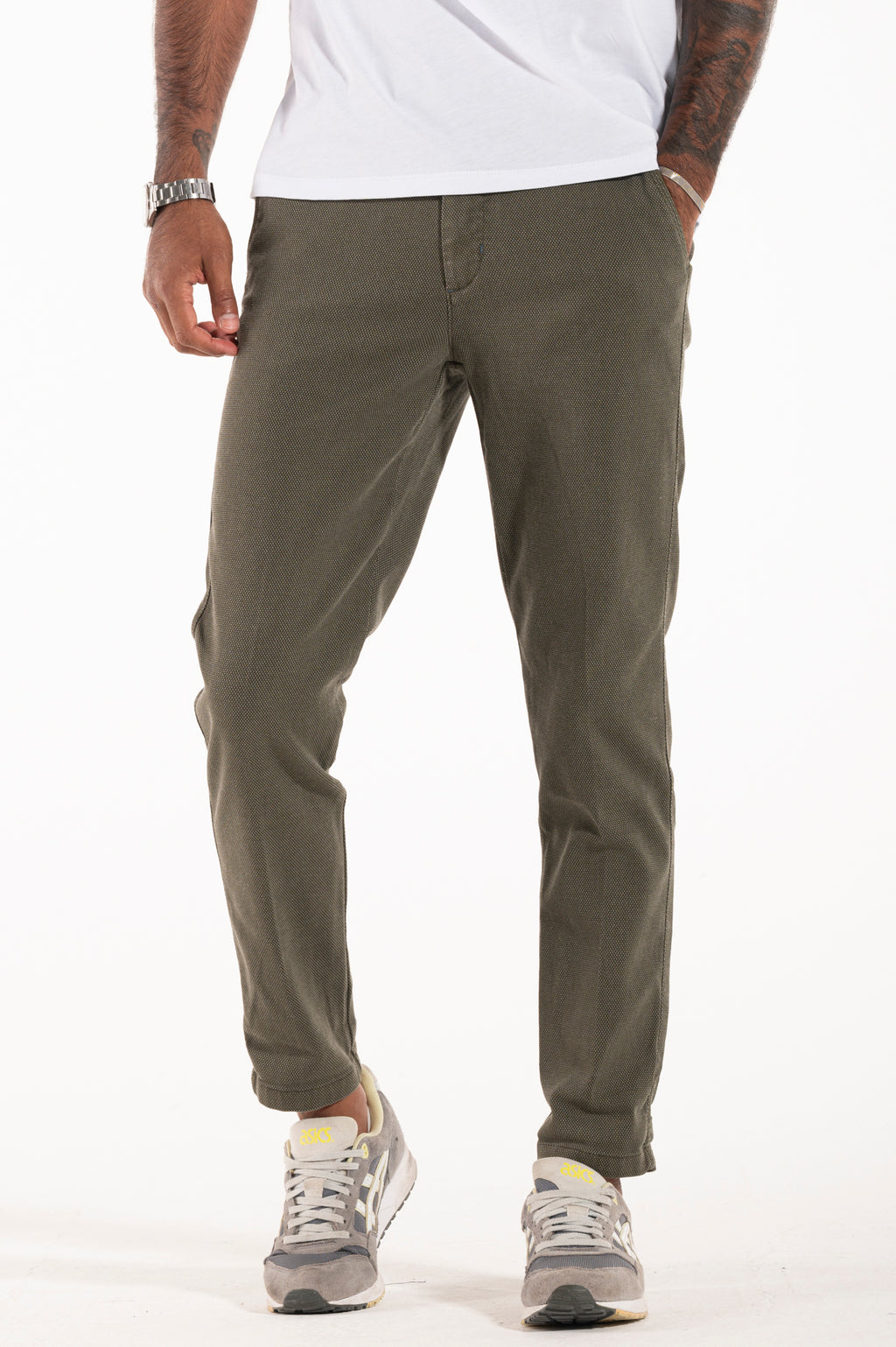 Pantalone Wembley tramato