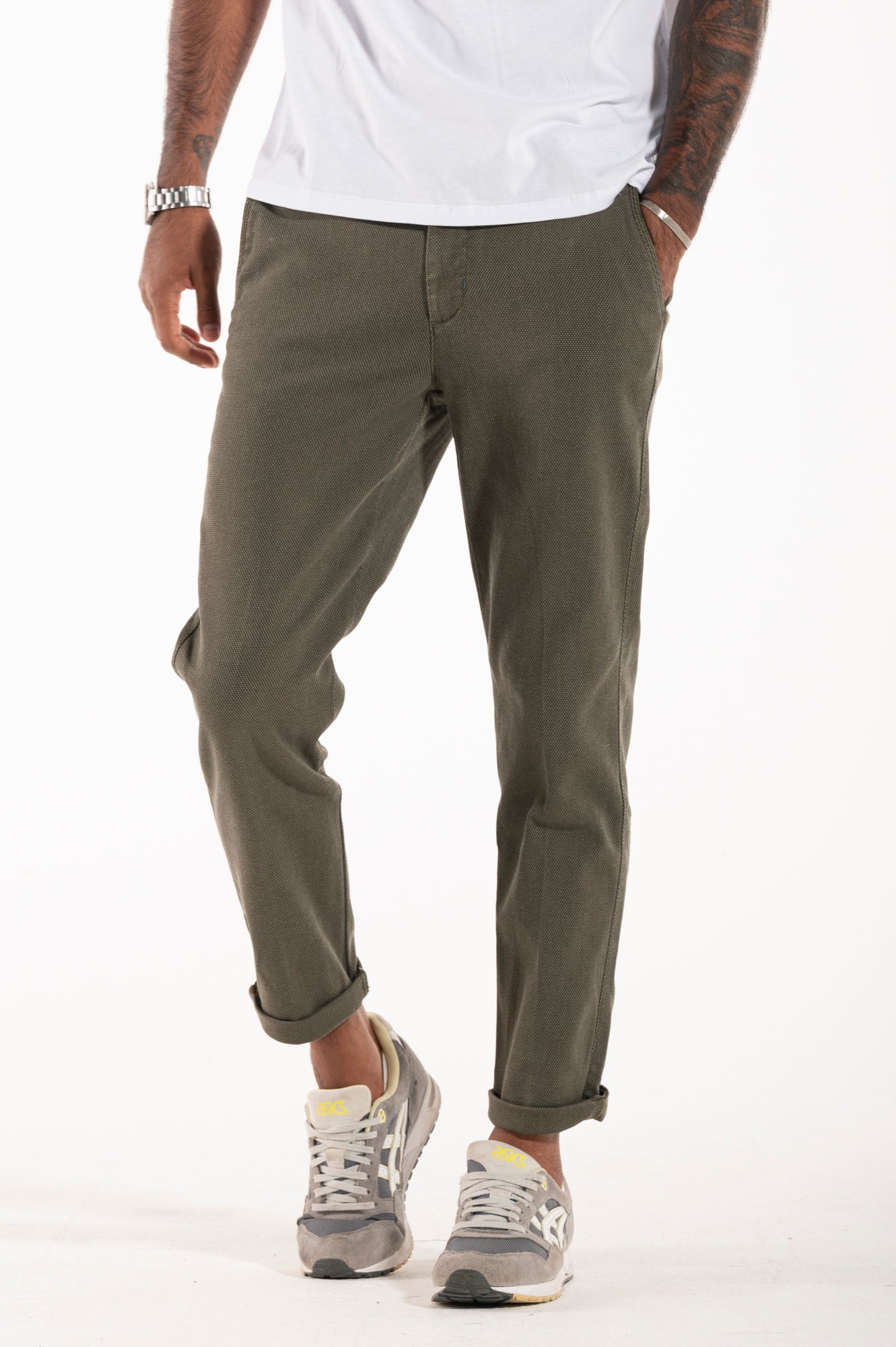 Pantalone Wembley tramato