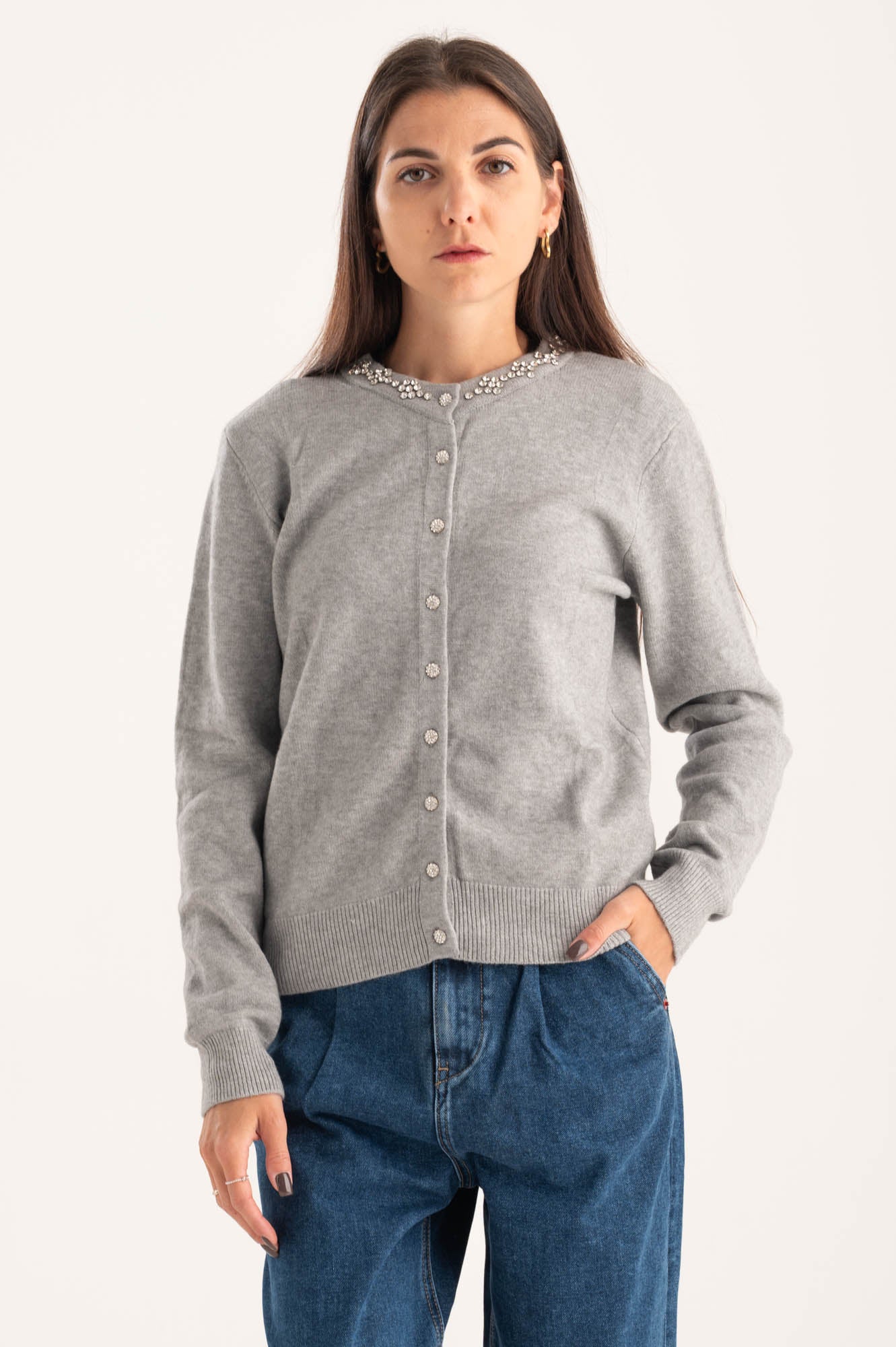 Cardigan gioiello