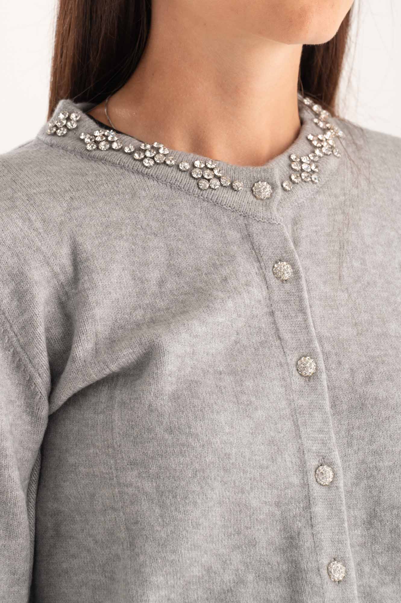 Cardigan gioiello
