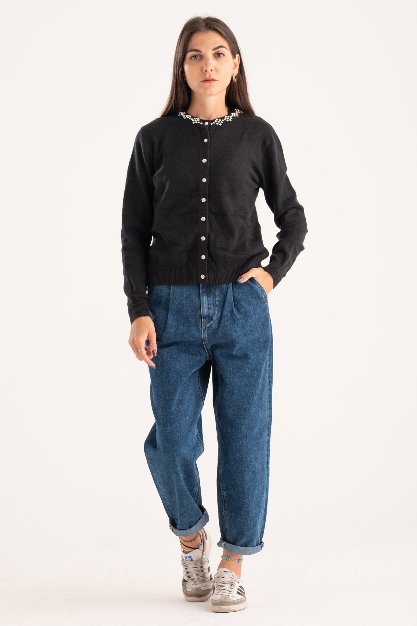 Cardigan gioiello