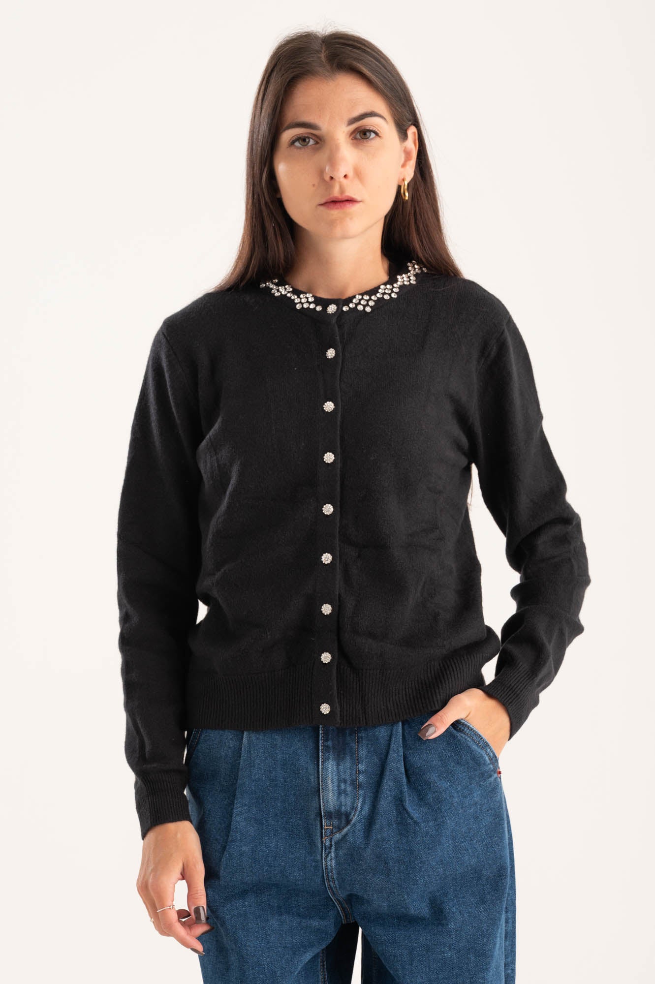 Cardigan gioiello
