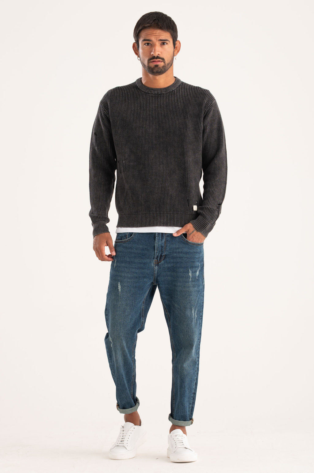 Maglia stone wash