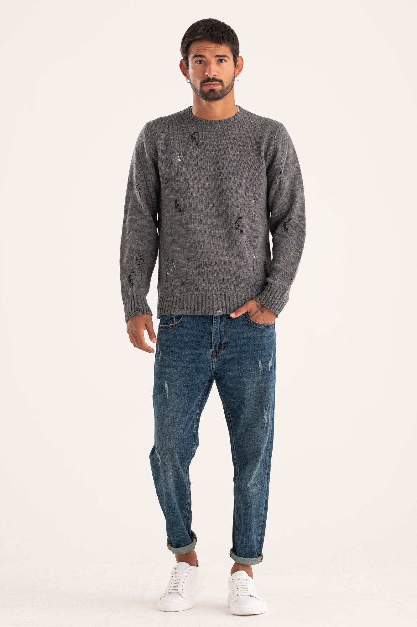 Maglia con rotture