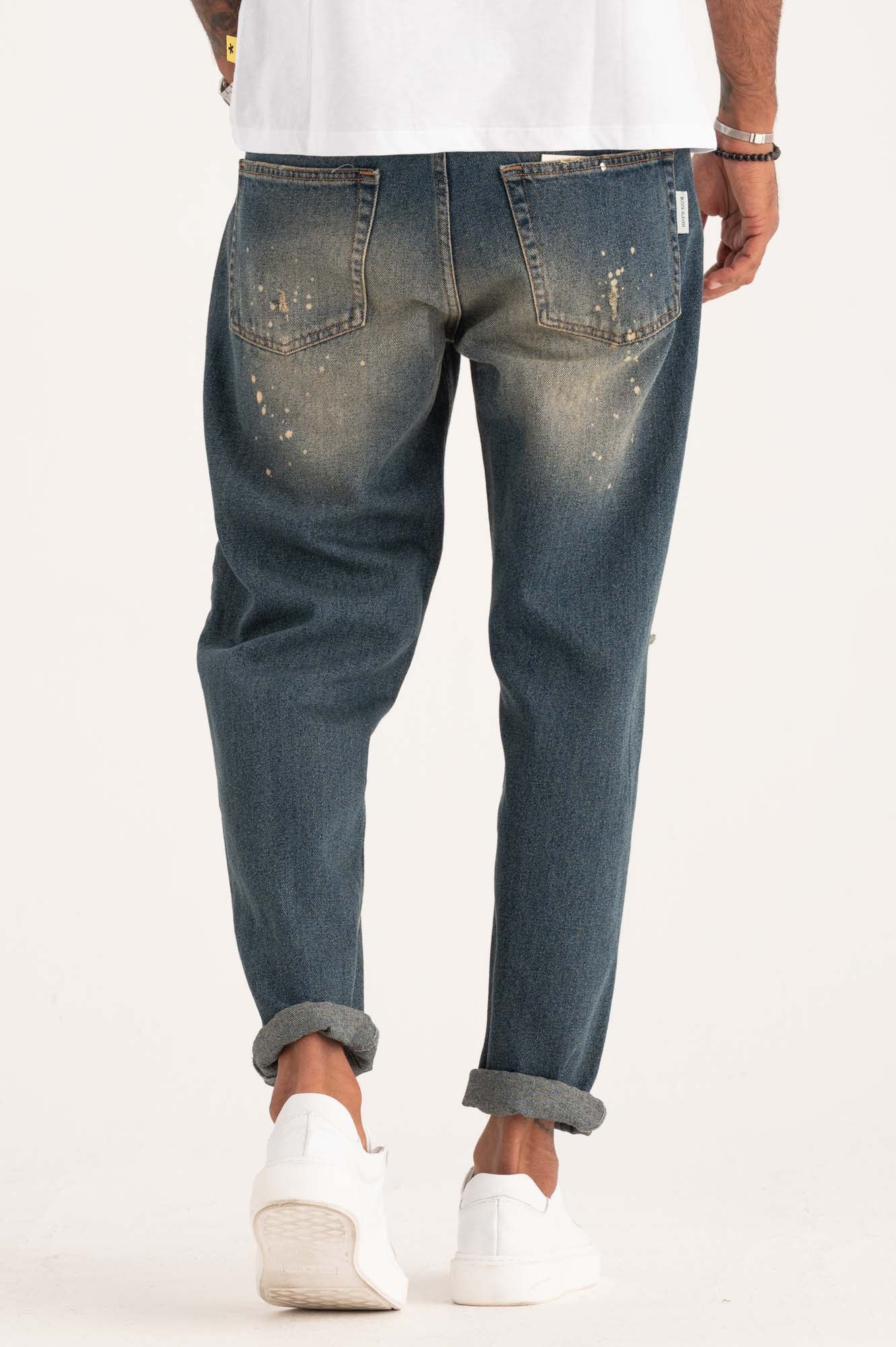 Jeans toppe velluto