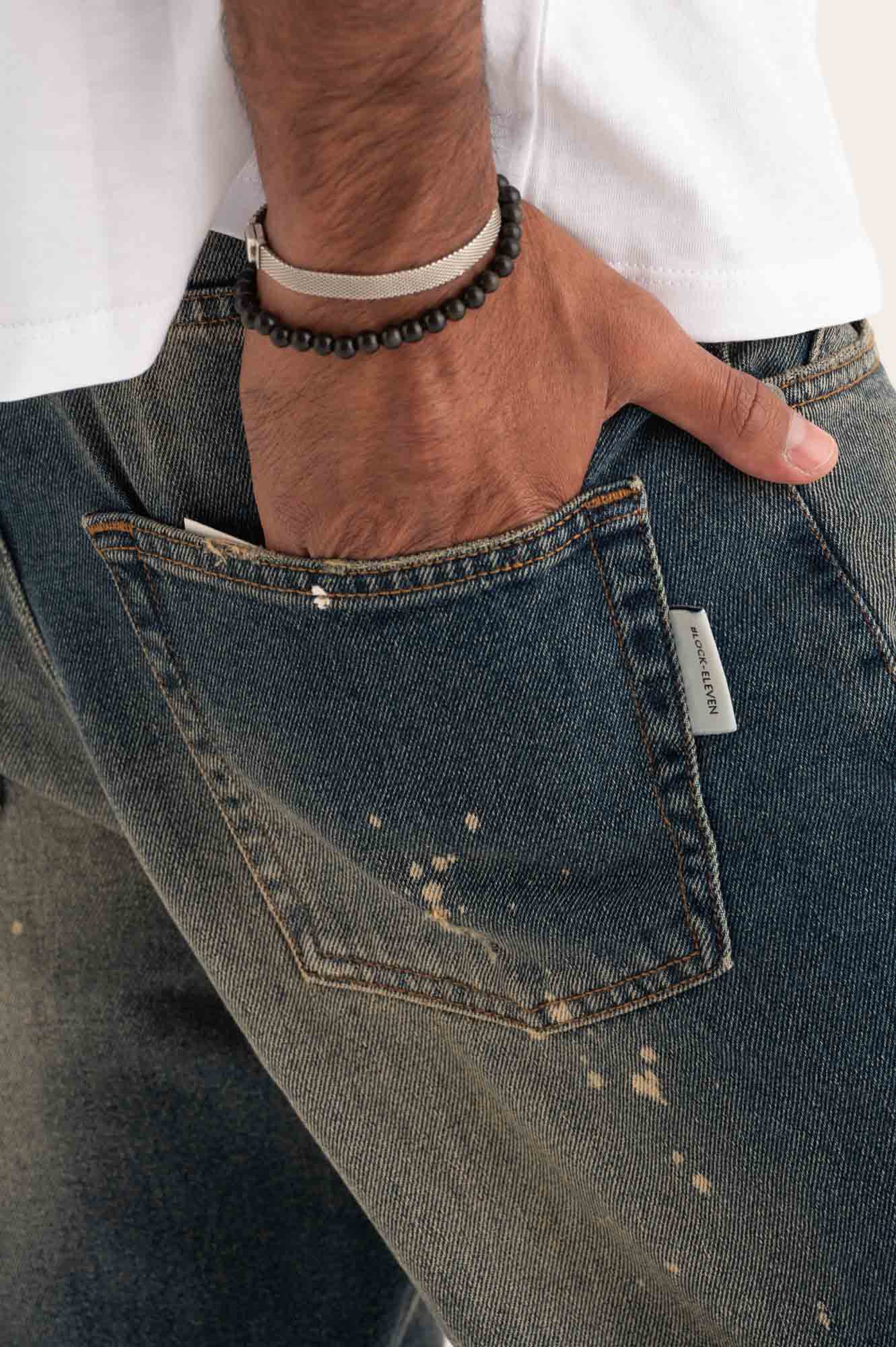 Jeans toppe velluto