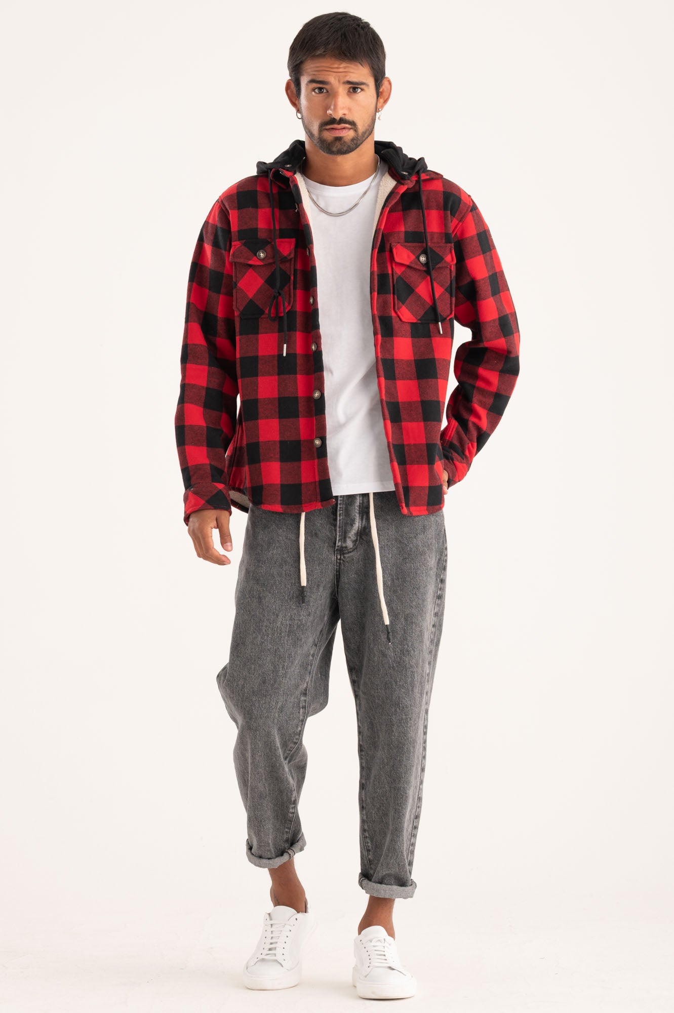 Overshirt quadri