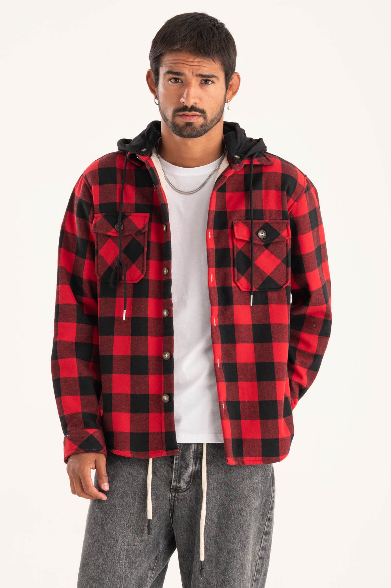 Overshirt quadri