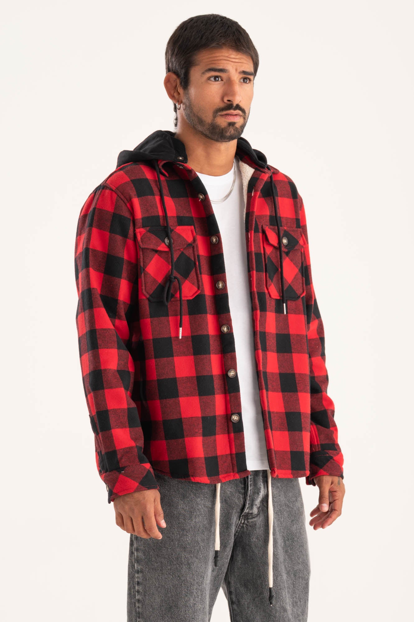 Overshirt quadri
