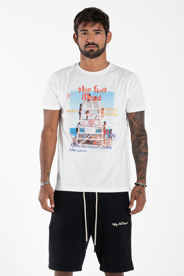 CAMISETA LANDEK ESTAMPADO BLANCO